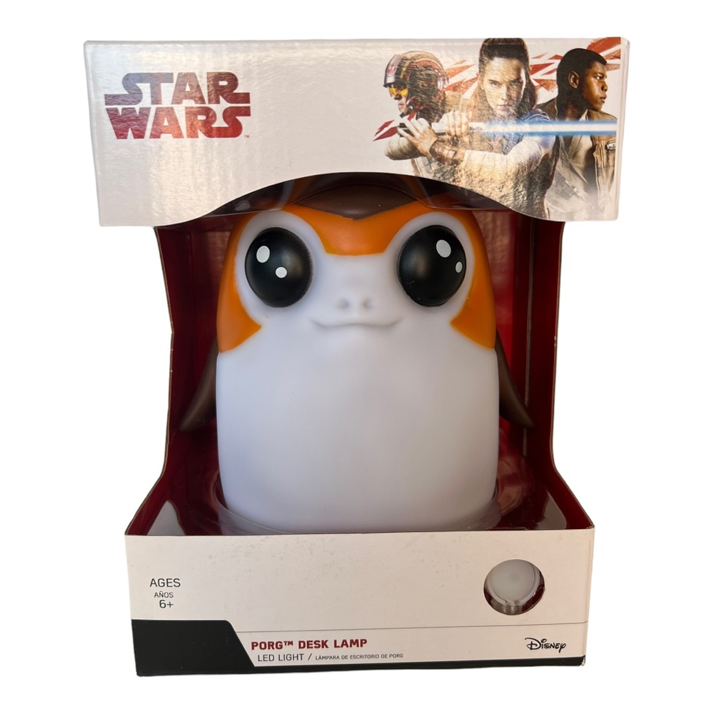 Star Wars The Last Jedi Porg Desk Lamp Collectible New Unopened Box - Picture 2 of 8